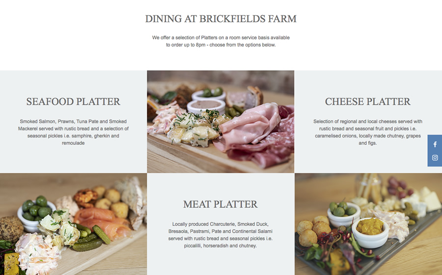 brickfields farm food page